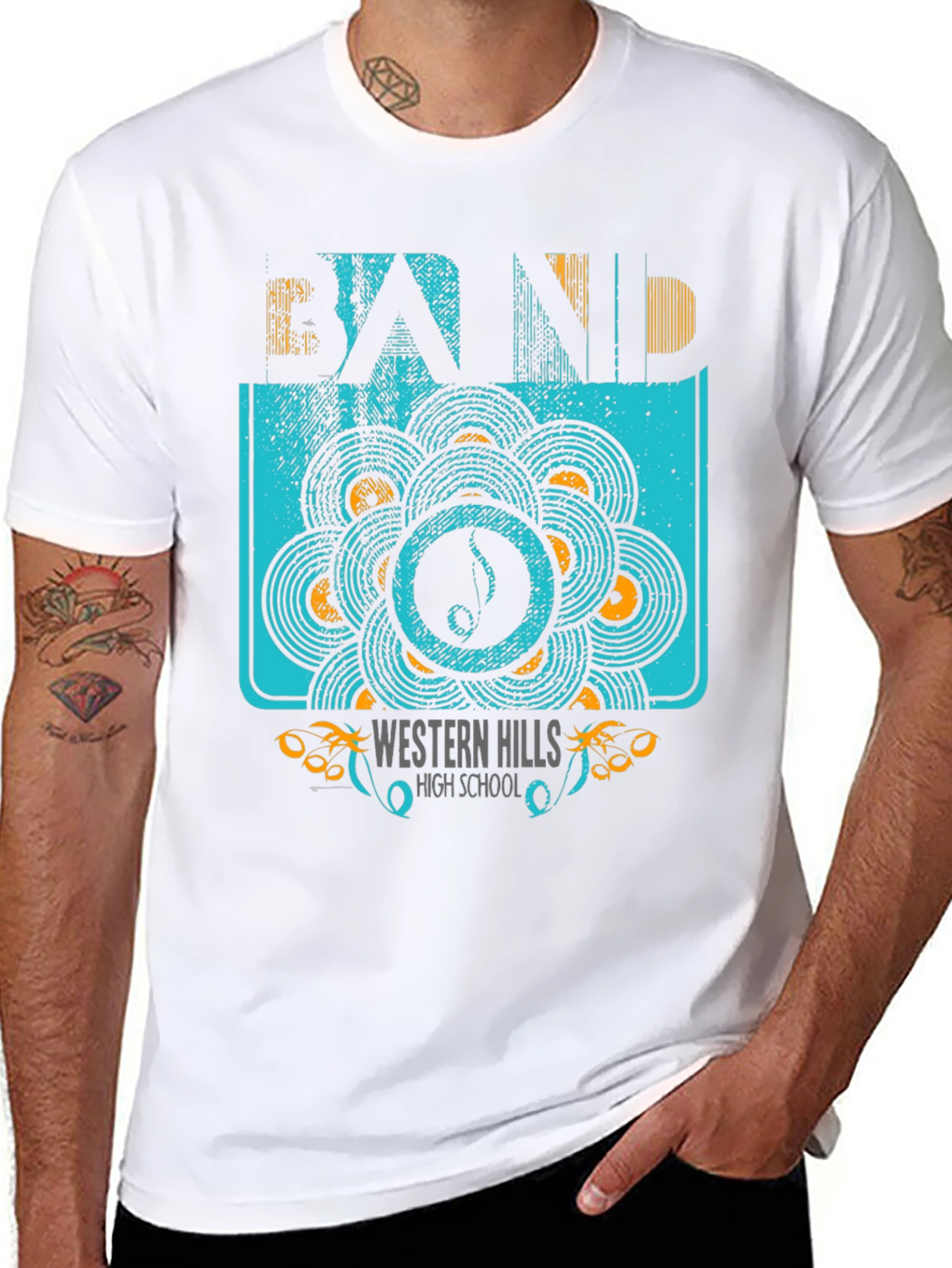 Western Hills High School Band Graphic Tee
