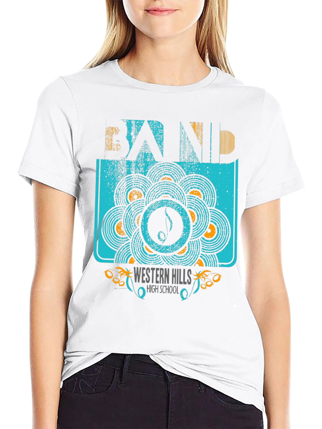 Western Hills High School Band Graphic Tee