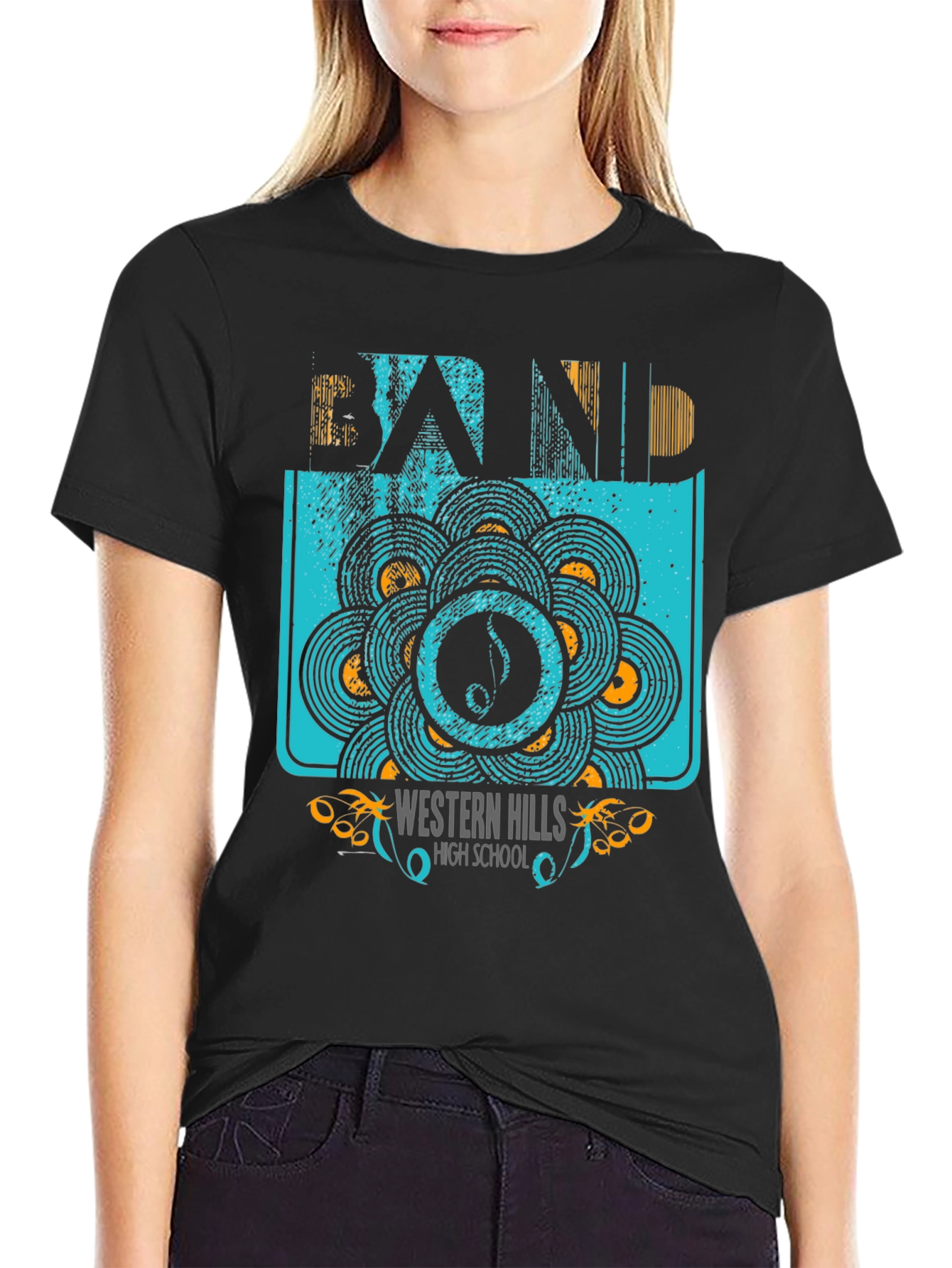 Western Hills High School Band Graphic Tee