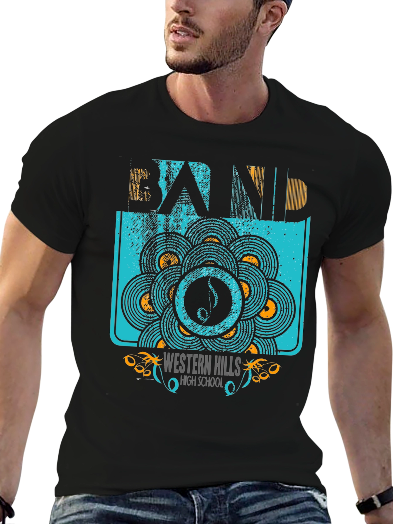 Western Hills High School Band Graphic Tee