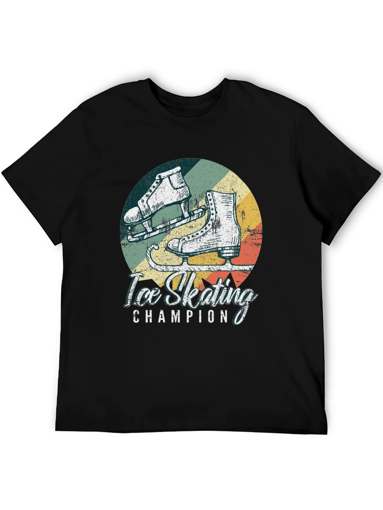 Ice Skating Champion Retro T-Shirt