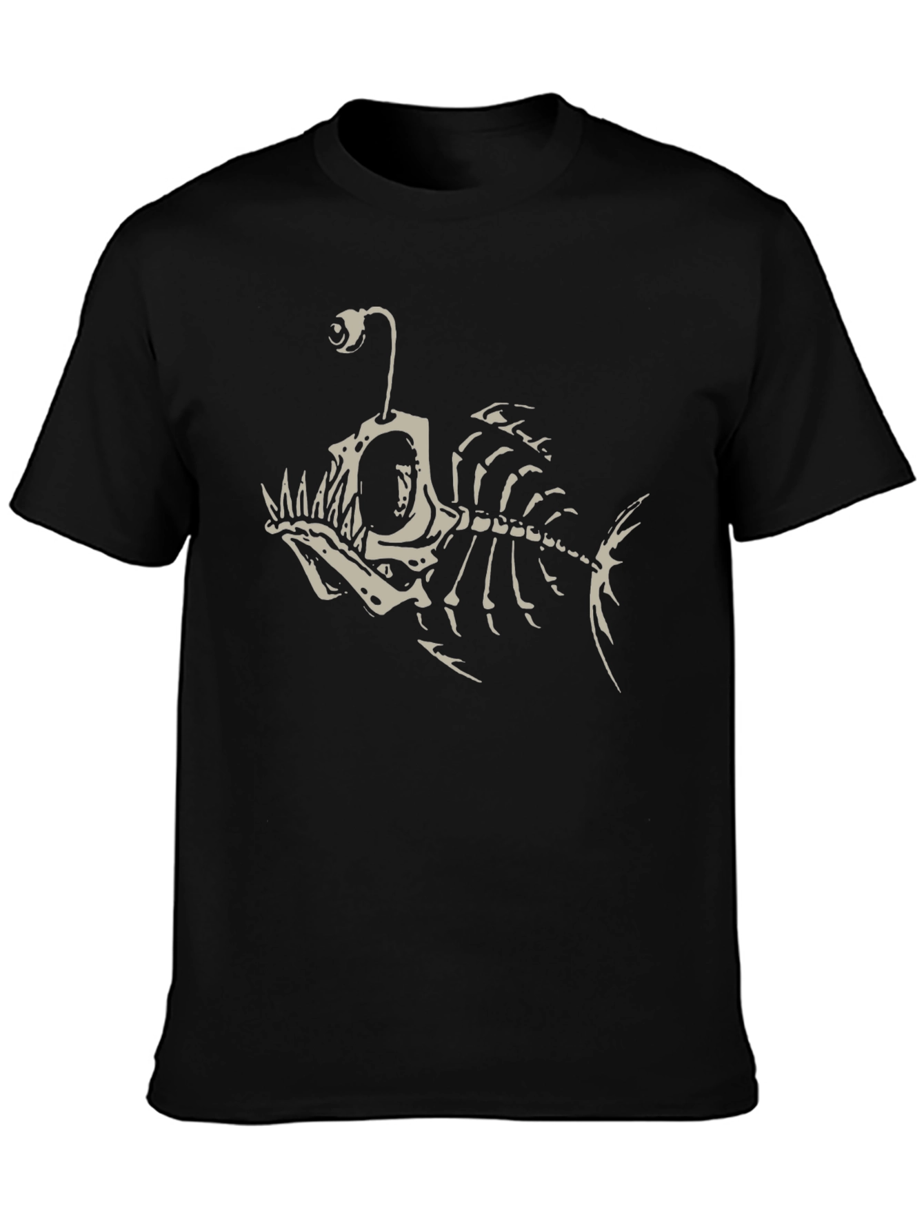 Angler Fish Skeleton Graphic T-Shirt