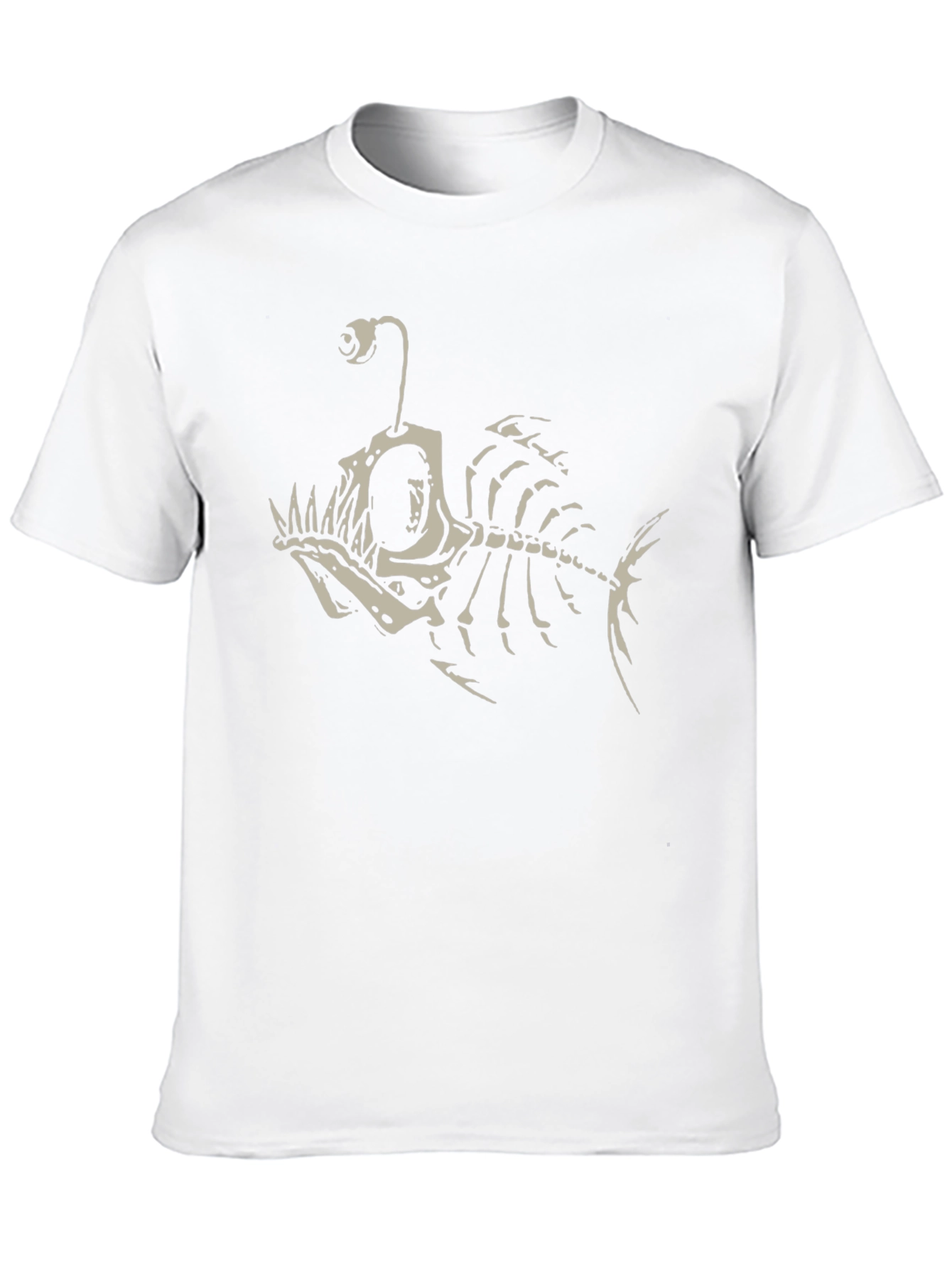 Angler Fish Skeleton Graphic T-Shirt