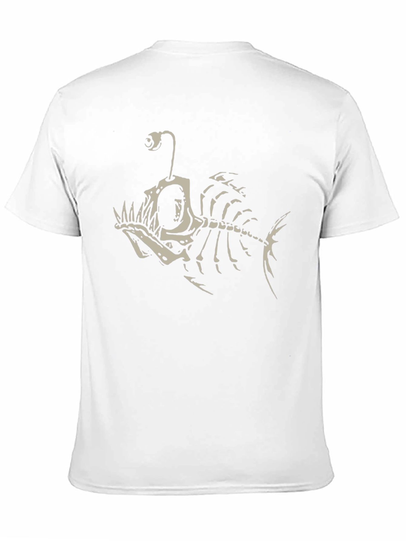 Angler Fish Skeleton Graphic T-Shirt