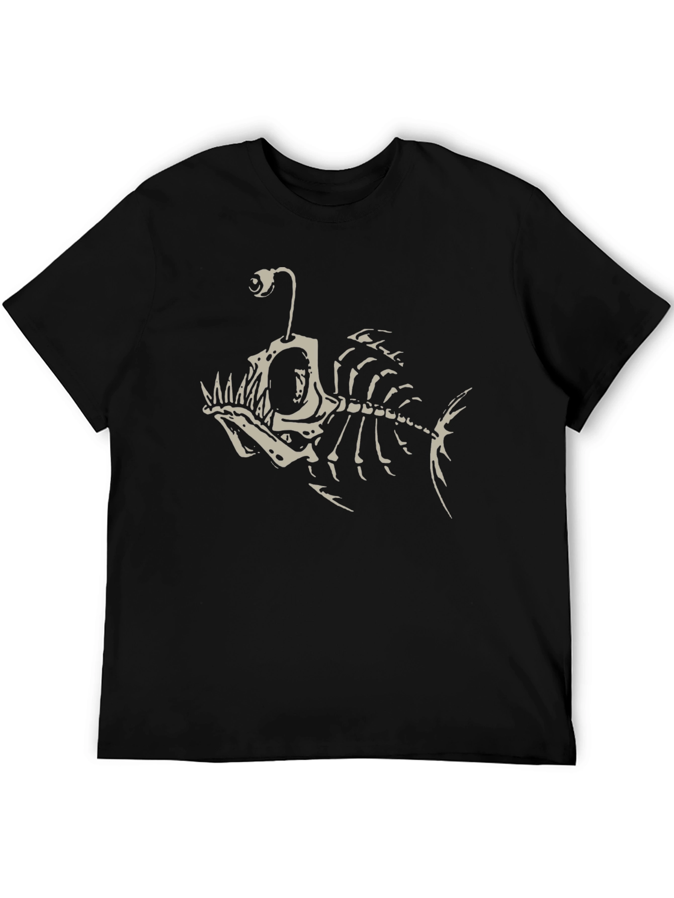 Angler Fish Skeleton Graphic T-Shirt