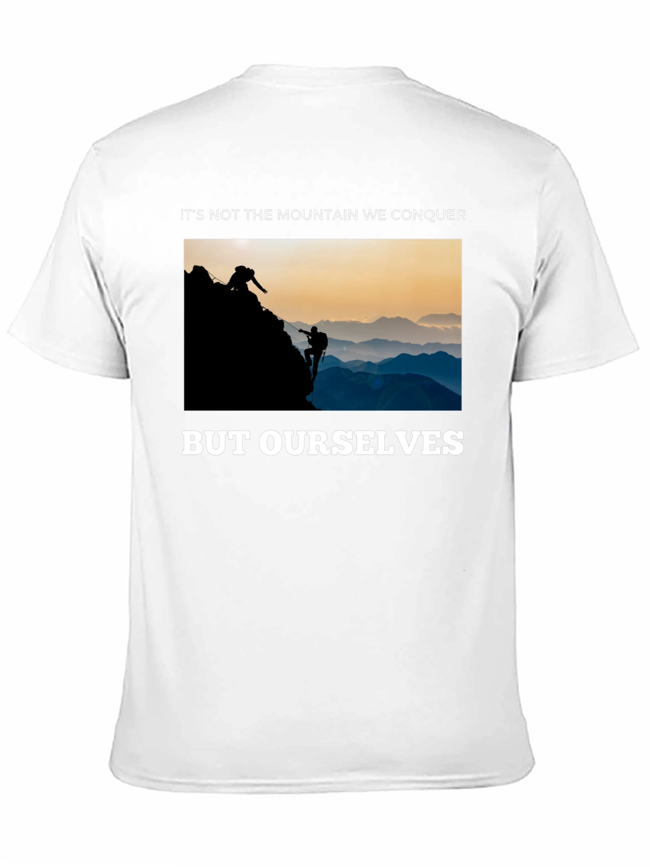 Conquer Yourself Mountain Climber Graphic Tee