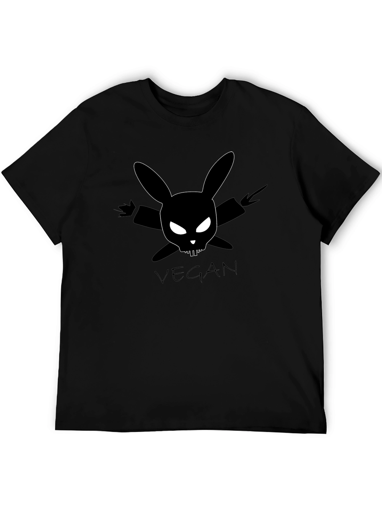 Vegan Rabbit Skull T-Shirt