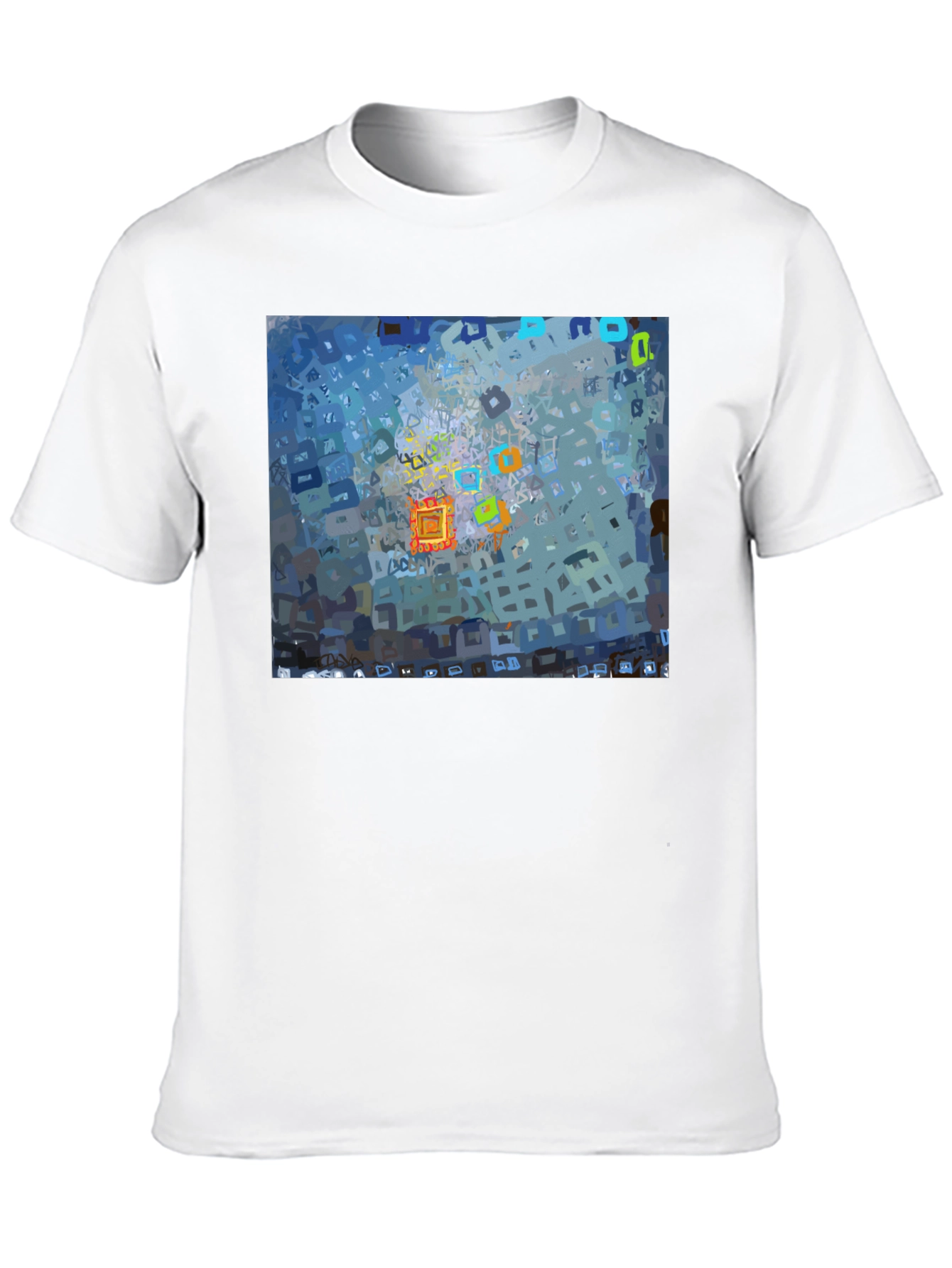 Abstract Pixel Art T-Shirt - Modern Graphic Tee