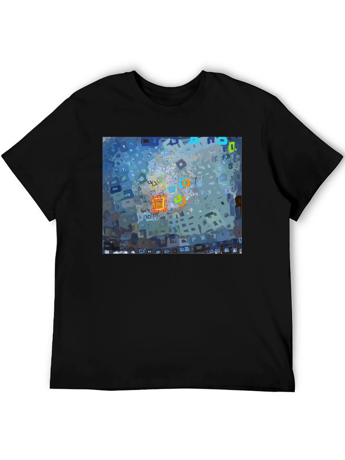 Abstract Pixel Art T-Shirt - Modern Graphic Tee