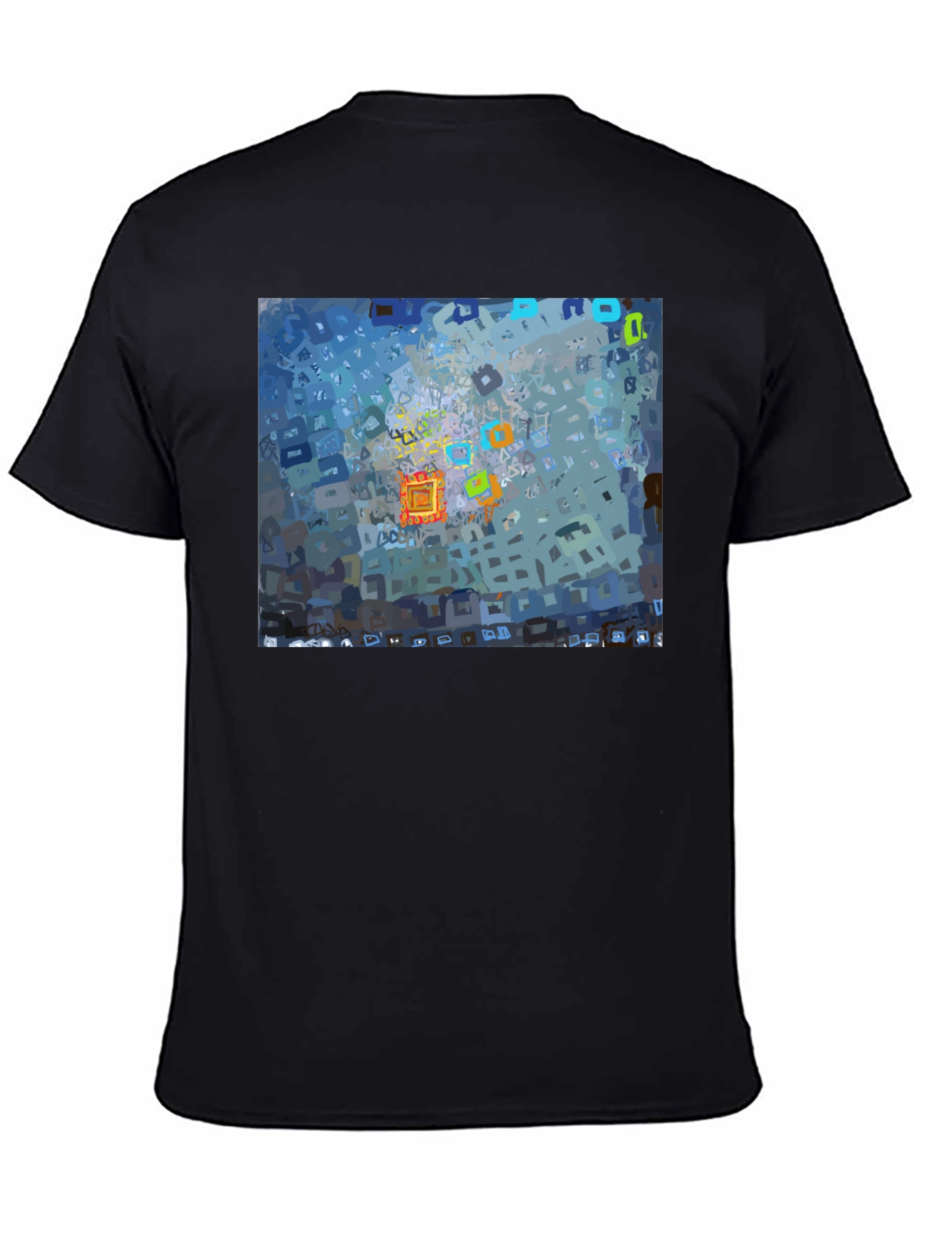 Abstract Pixel Art T-Shirt - Modern Graphic Tee