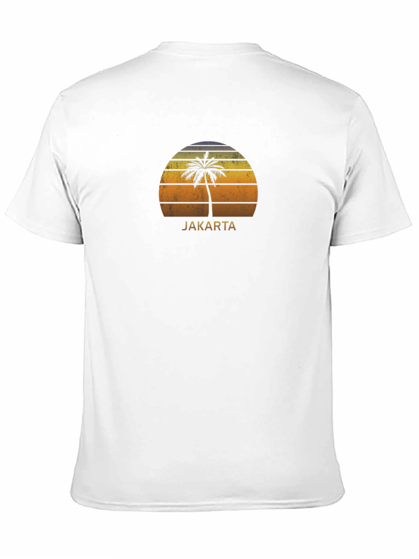 Jakarta Palm Tree Sunset Graphic Tee