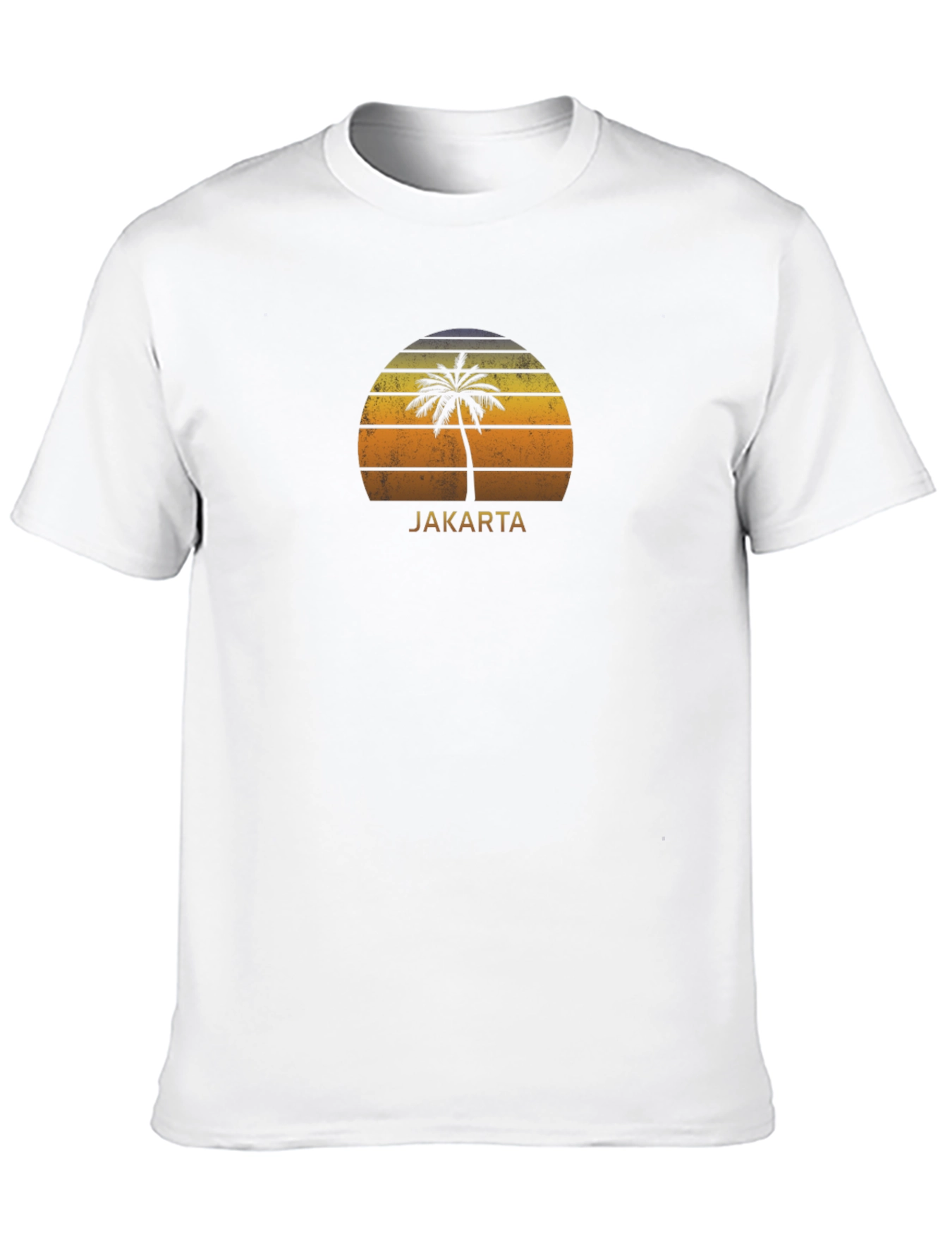 Jakarta Palm Tree Sunset Graphic Tee