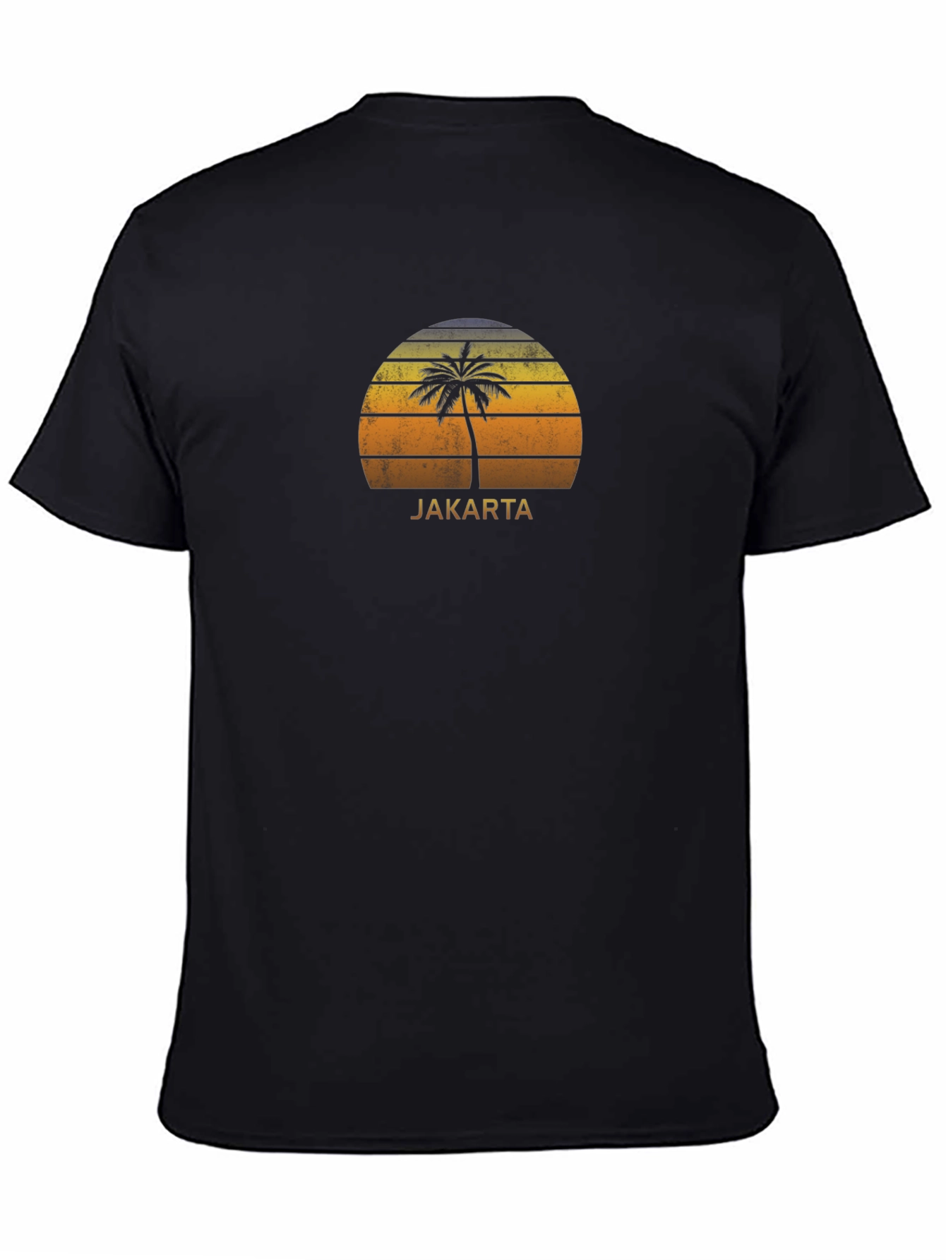 Jakarta Palm Tree Sunset Graphic Tee