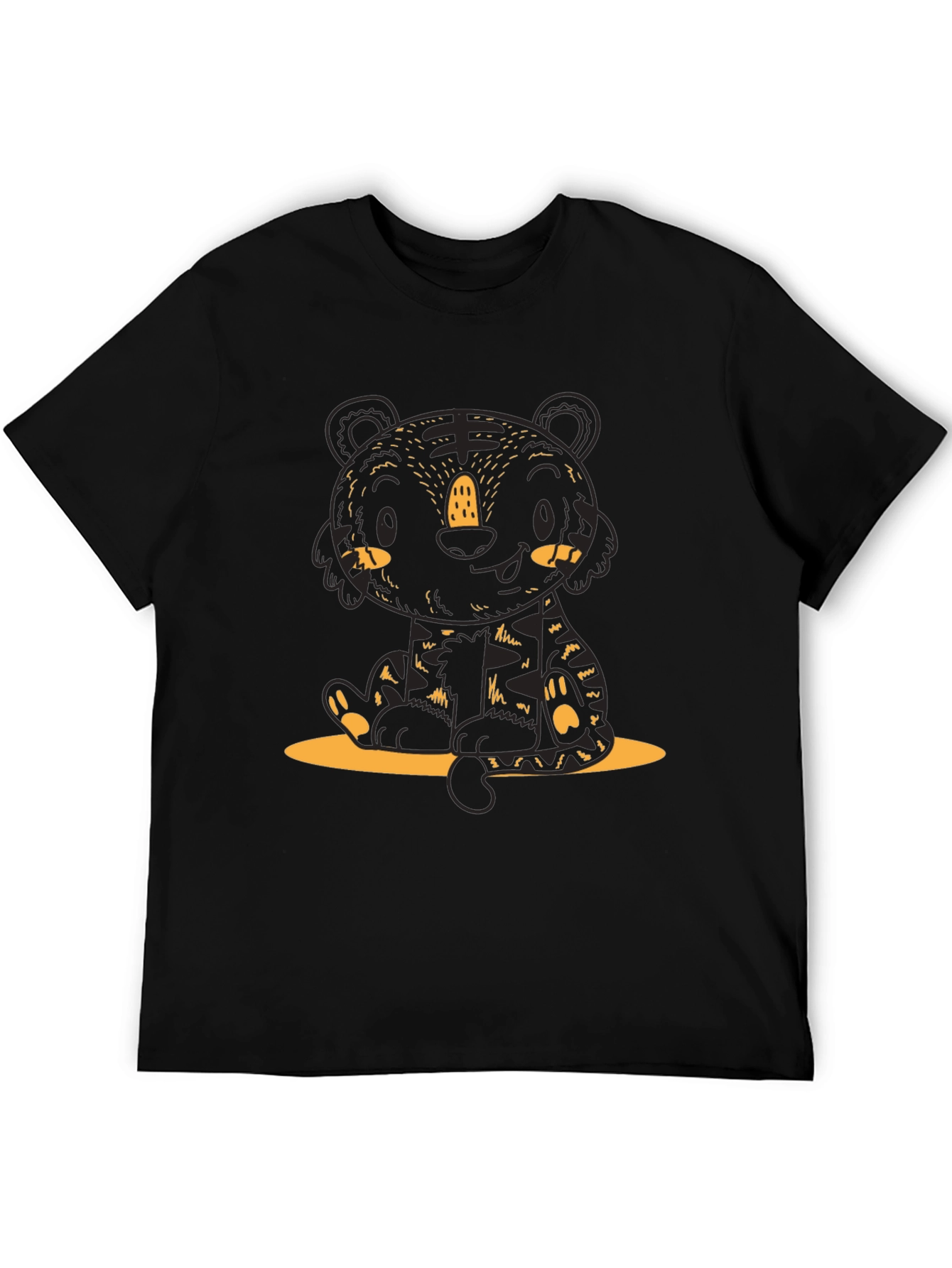 Cute Cartoon Tiger Graphic Tee