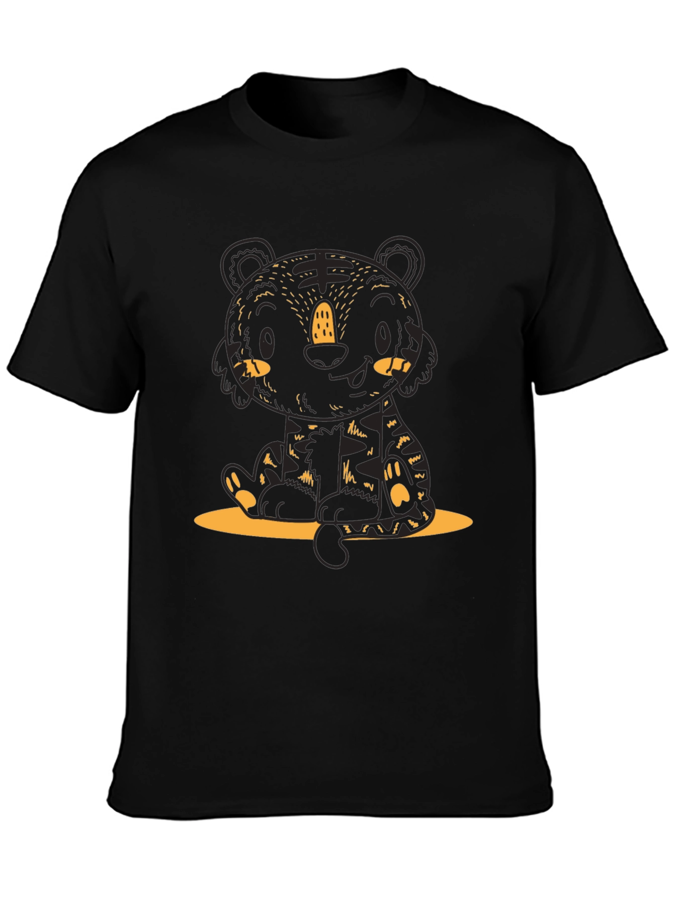 Cute Cartoon Tiger Graphic Tee