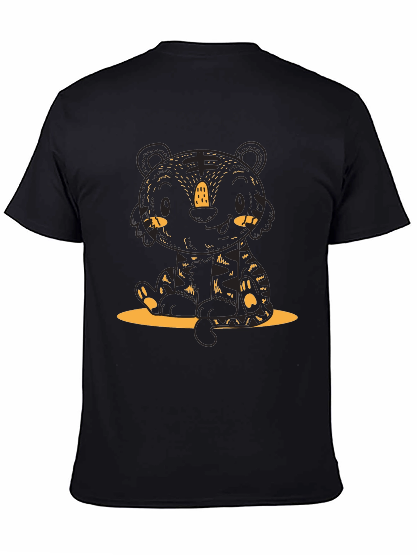 Cute Cartoon Tiger Graphic Tee