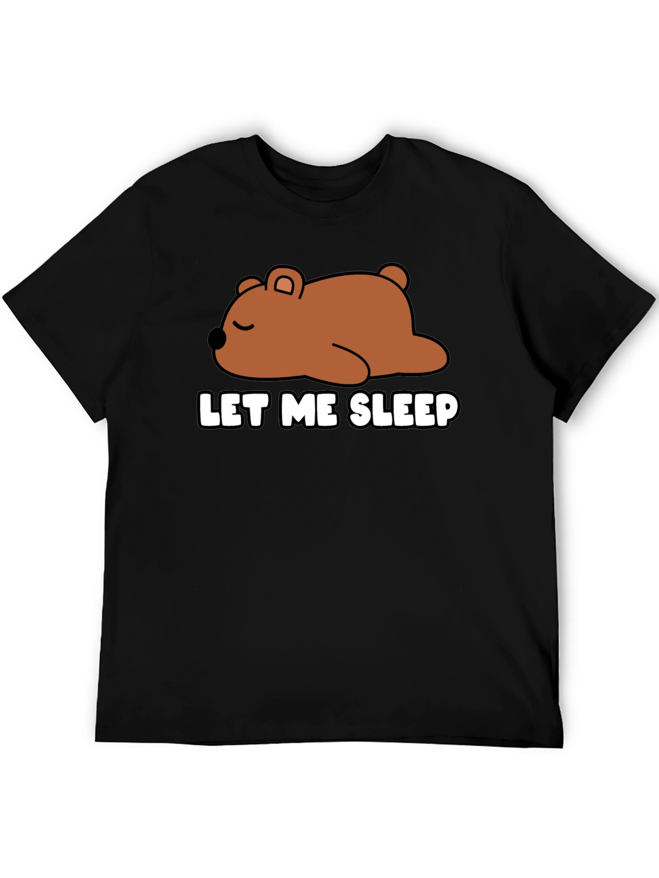Let Me Sleep Bear Graphic T-Shirt - Unisex