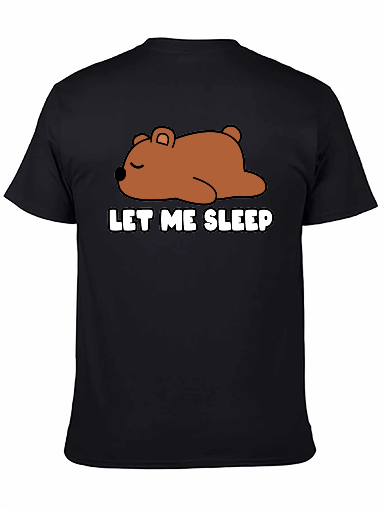 Let Me Sleep Bear Graphic T-Shirt - Unisex