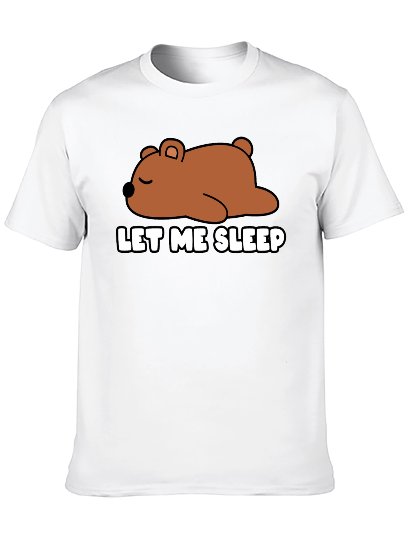 Let Me Sleep Bear Graphic T-Shirt - Unisex