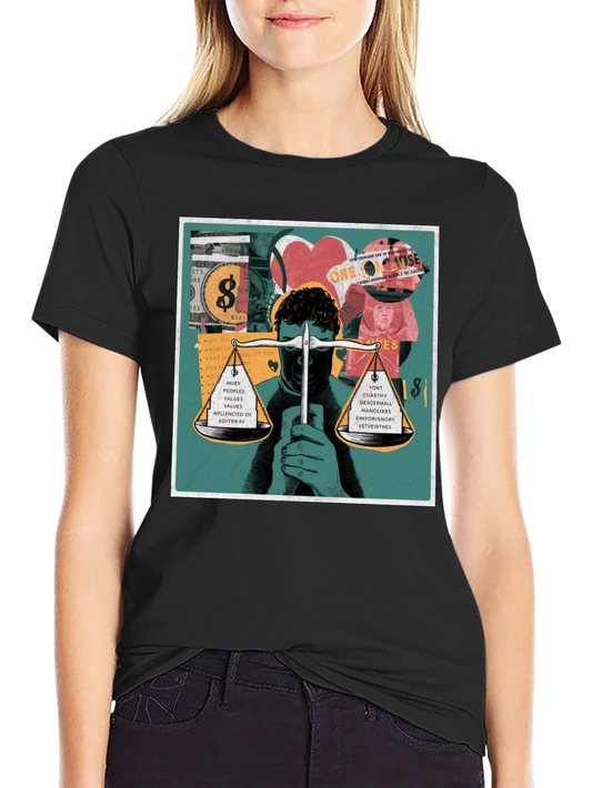 Unique Graphic Print T-Shirt