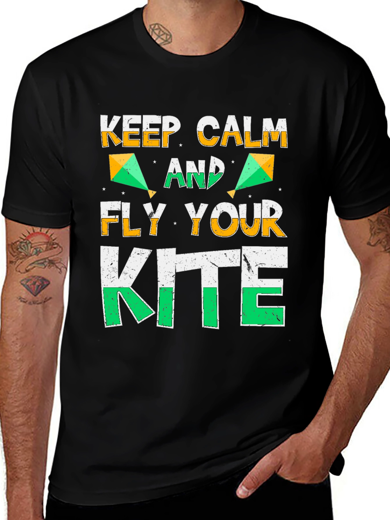 Keep Calm and Fly Your Kite Graphic Tee