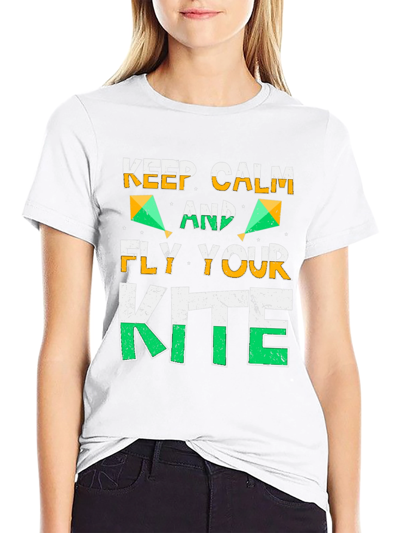 Keep Calm and Fly Your Kite Graphic Tee