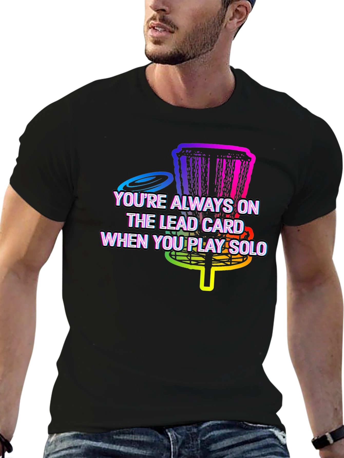 Lead Card Solo Disc Golf T-Shirt