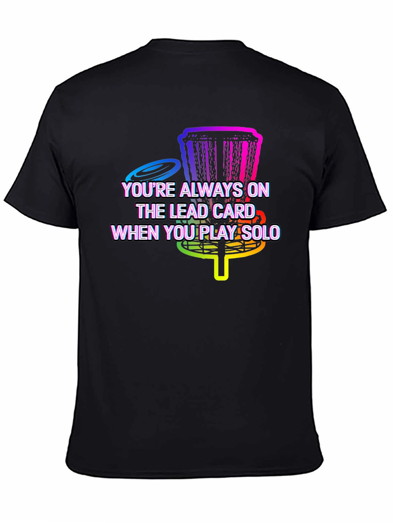 Lead Card Solo Disc Golf T-Shirt