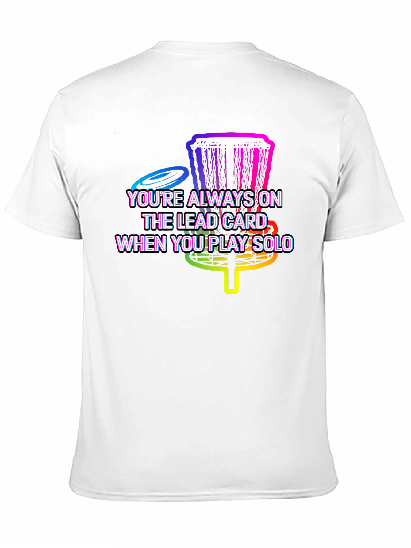 Lead Card Solo Disc Golf T-Shirt