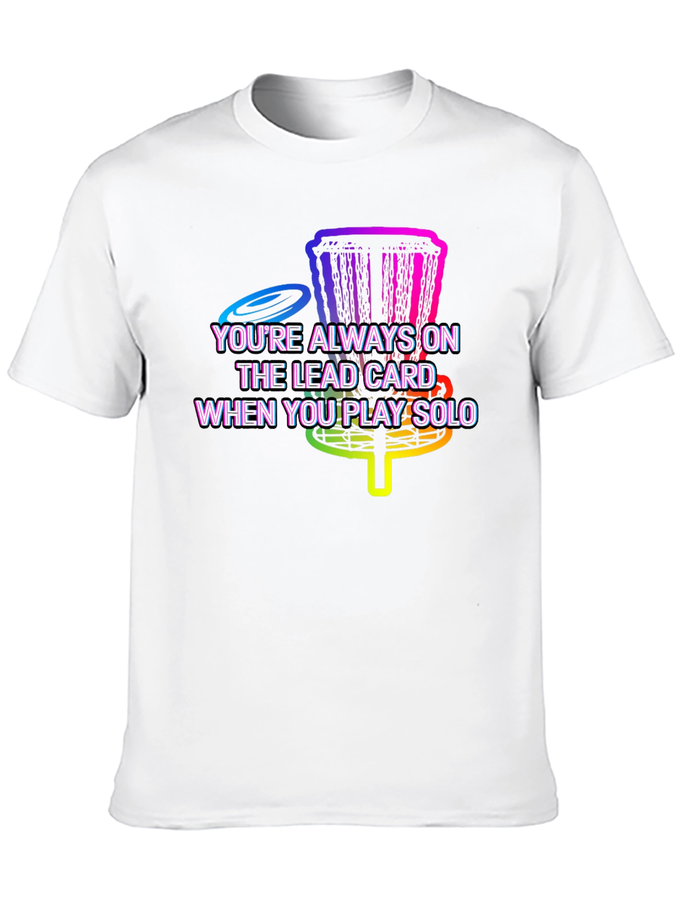 Lead Card Solo Disc Golf T-Shirt