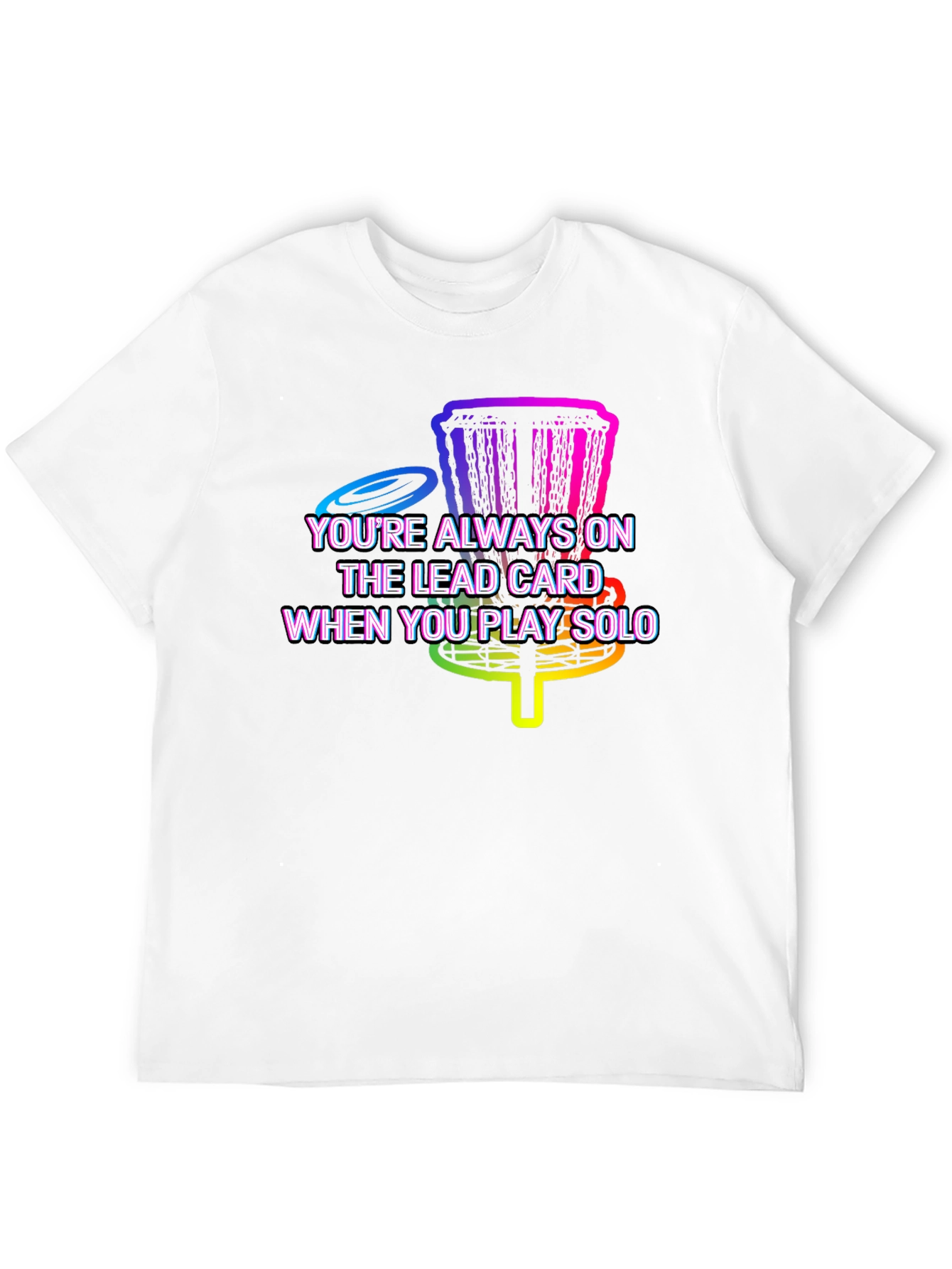 Lead Card Solo Disc Golf T-Shirt