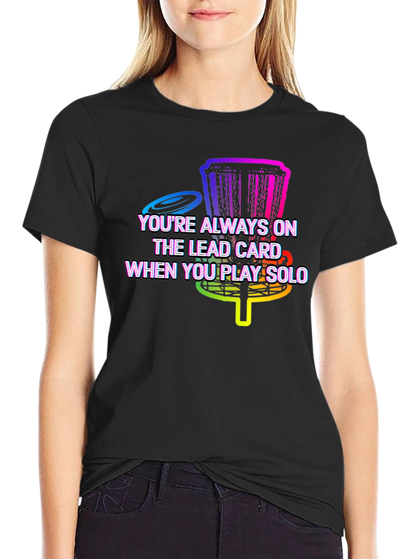 Lead Card Solo Disc Golf T-Shirt
