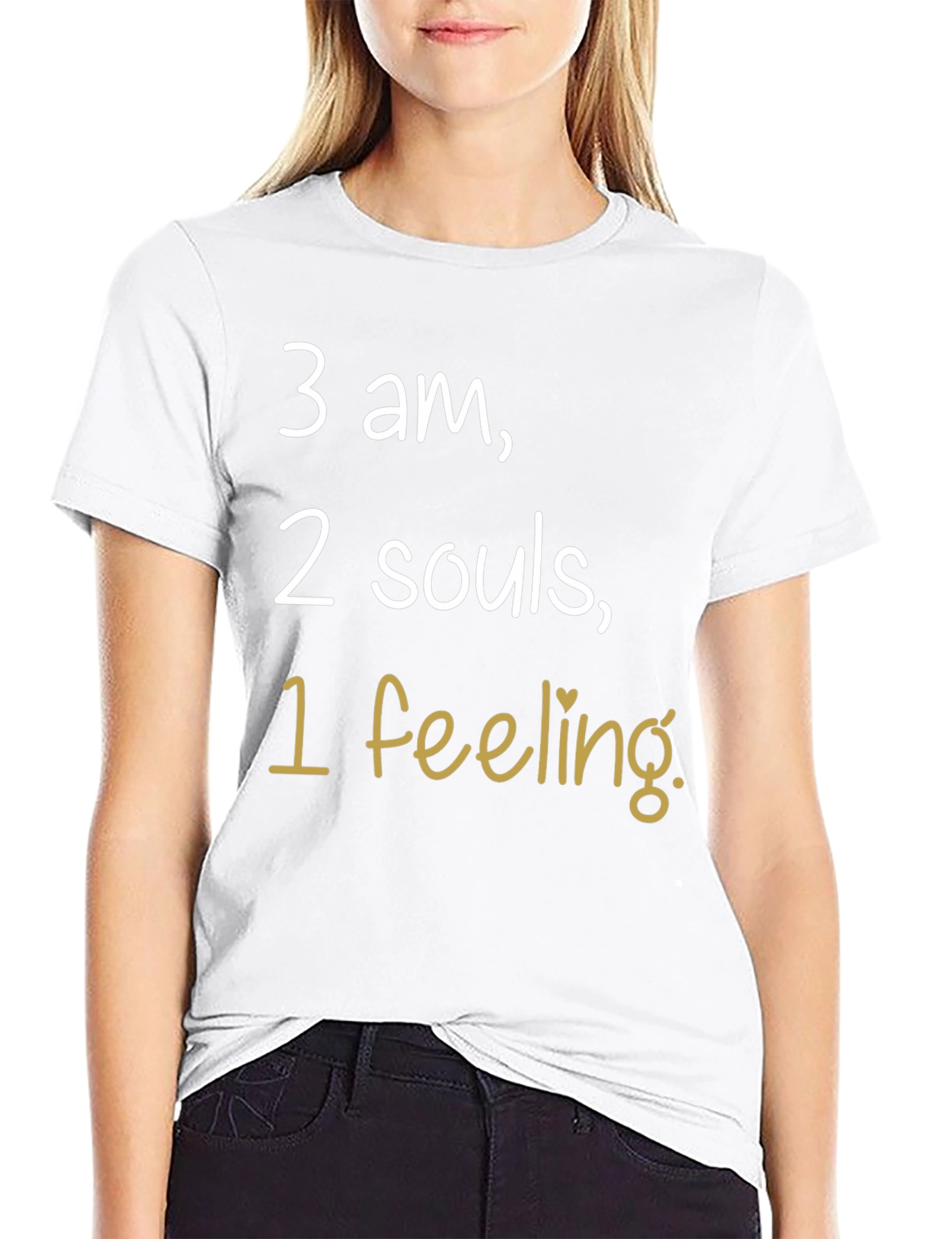 3 AM 2 Souls 1 Feeling Graphic T-Shirt