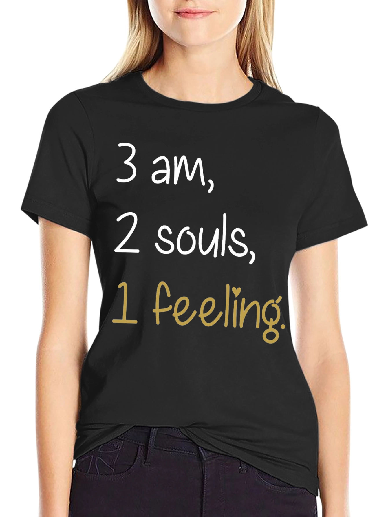 3 AM 2 Souls 1 Feeling Graphic T-Shirt