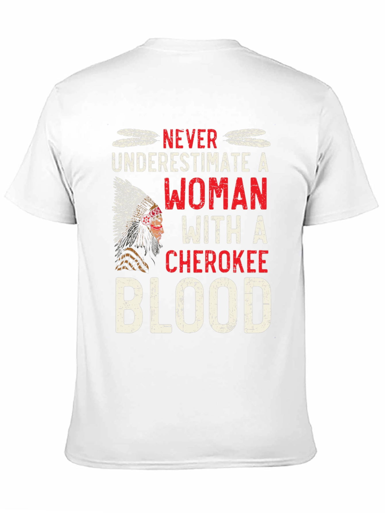Cherokee Blood Woman Graphic T-Shirt