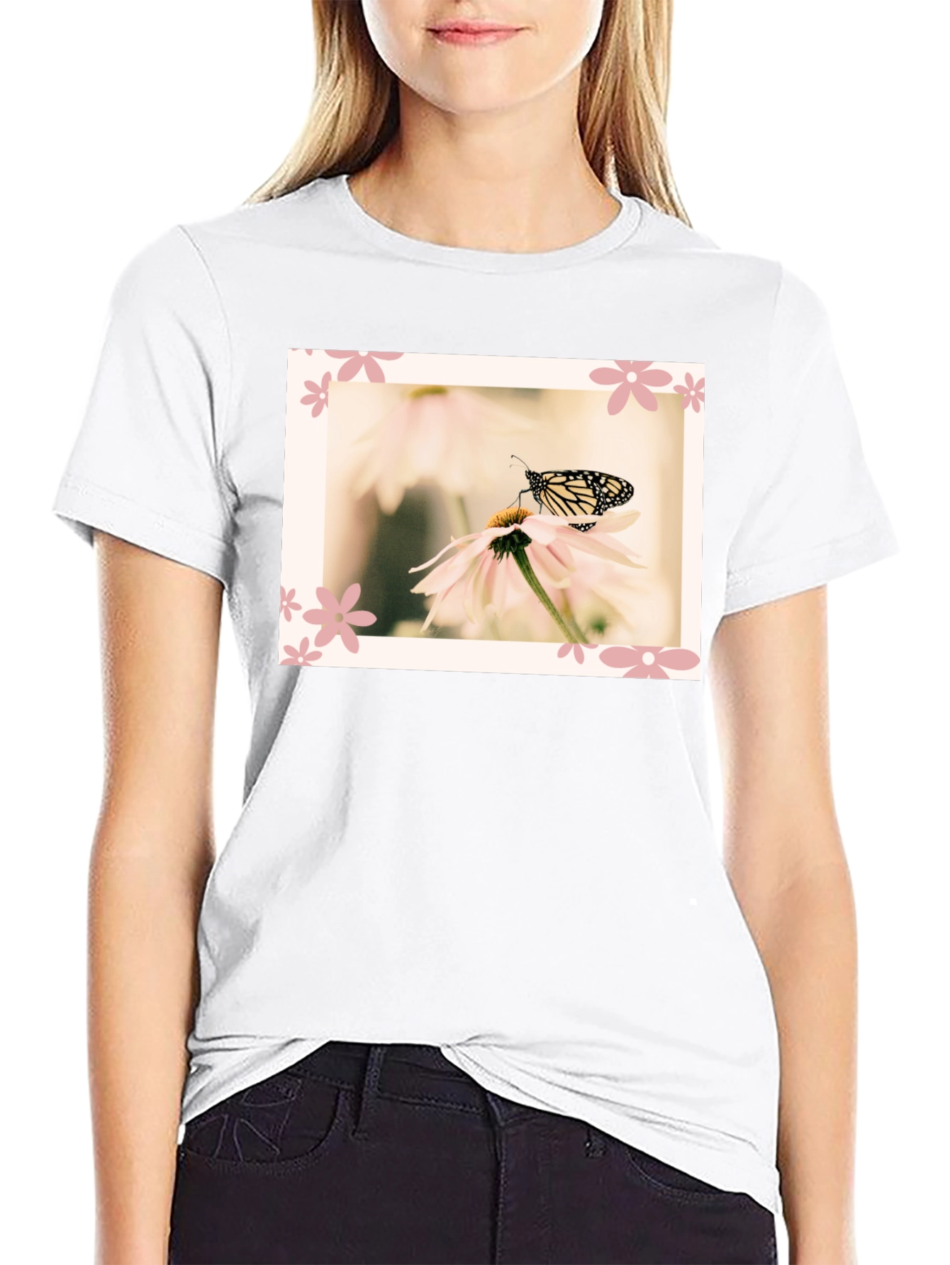 Butterfly Floral T-Shirt