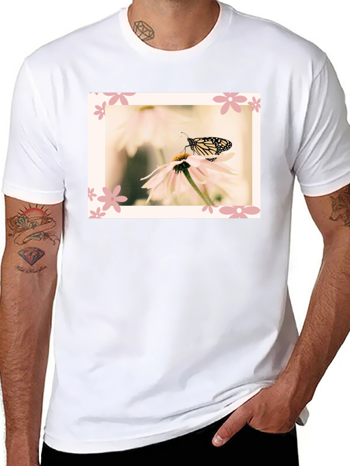 Butterfly Floral T-Shirt