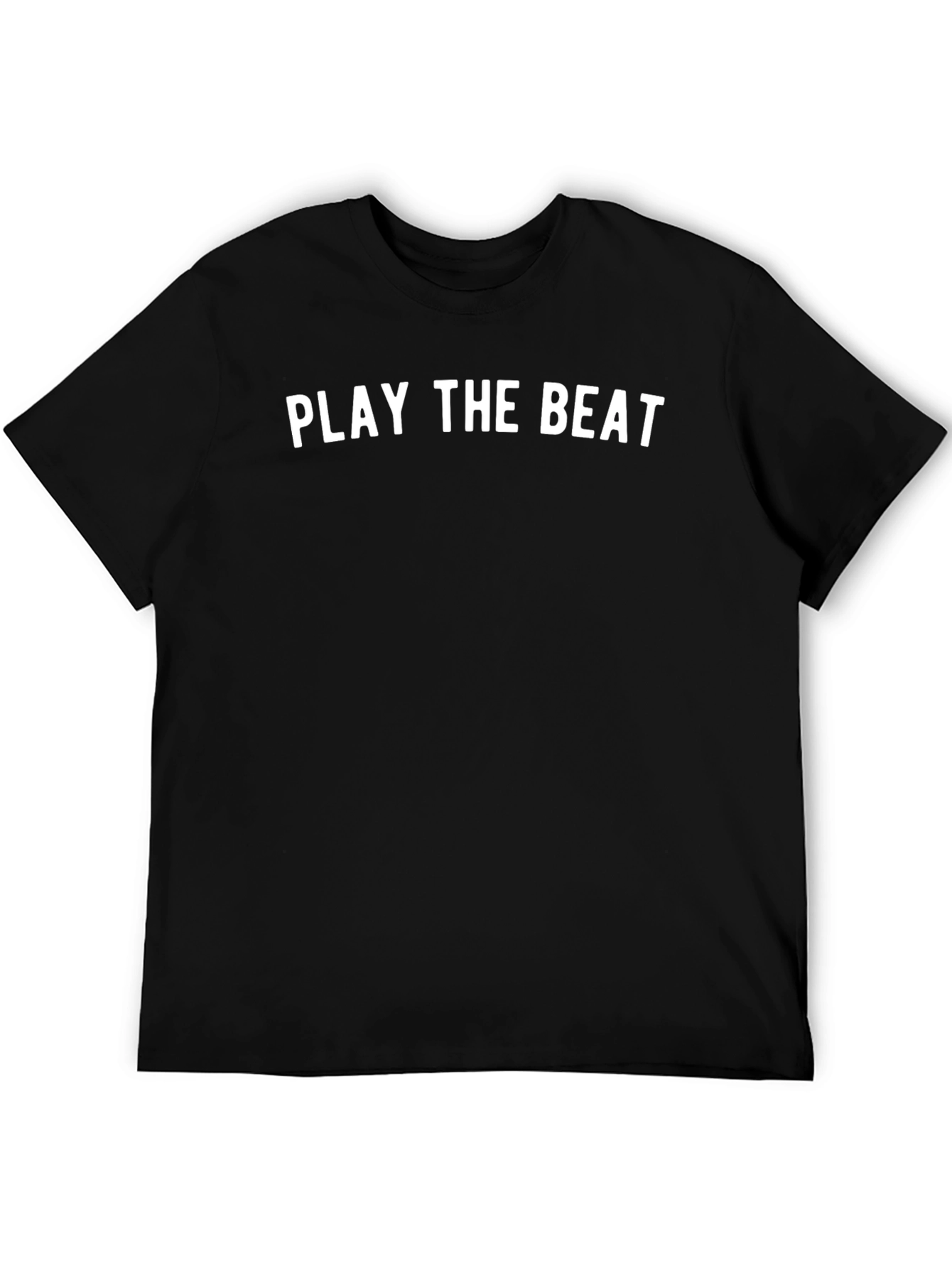Play The Beat Black T-Shirt