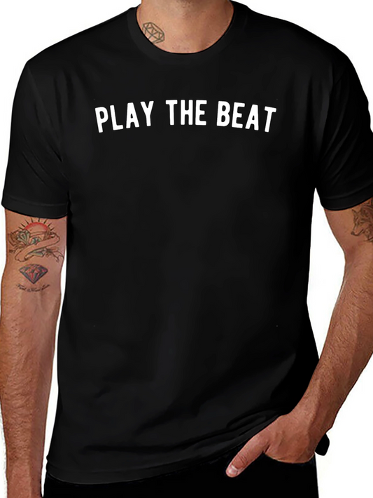 Play The Beat Black T-Shirt