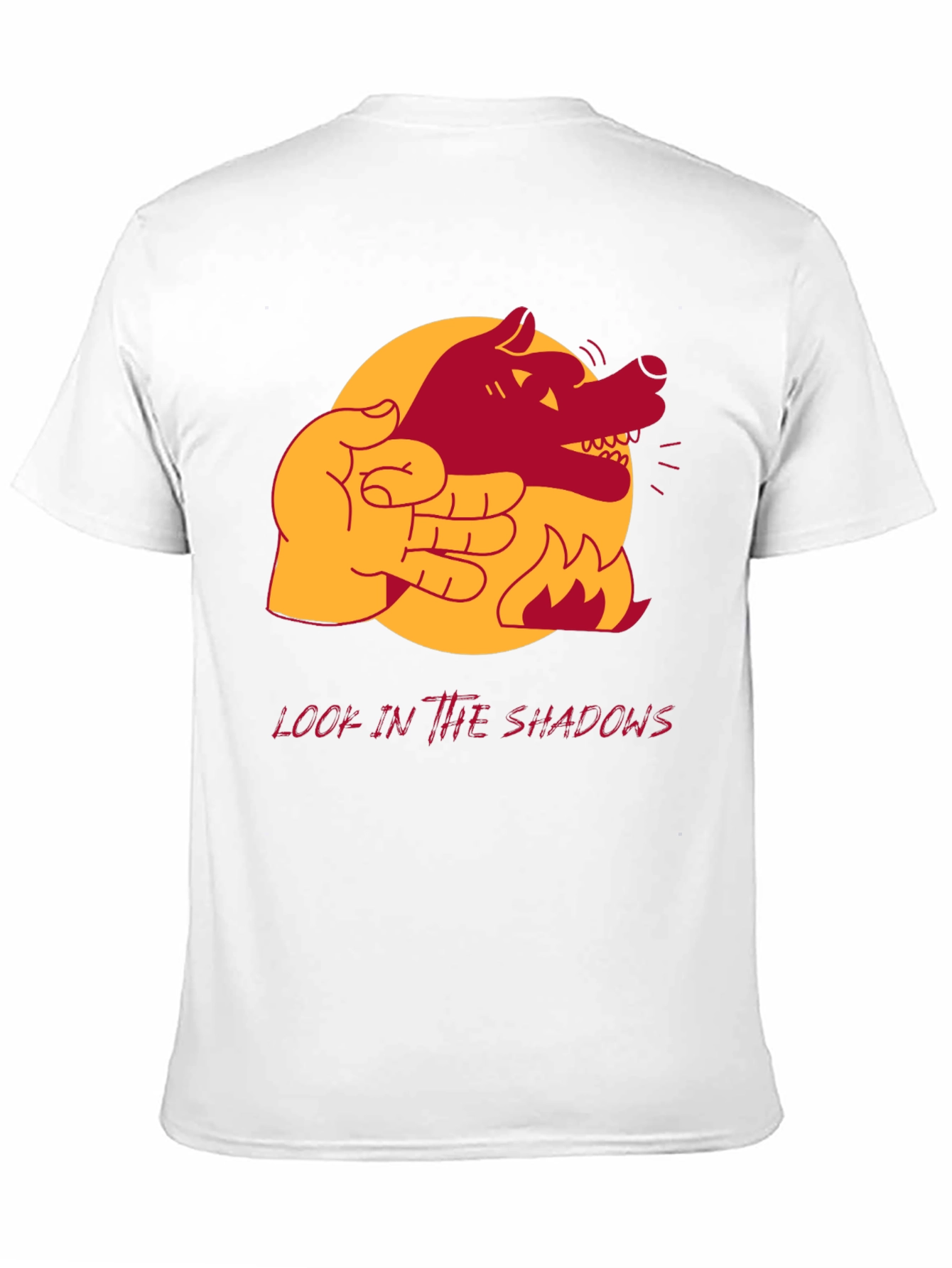 Shadow Wolf Hand Puppet Graphic Tee
