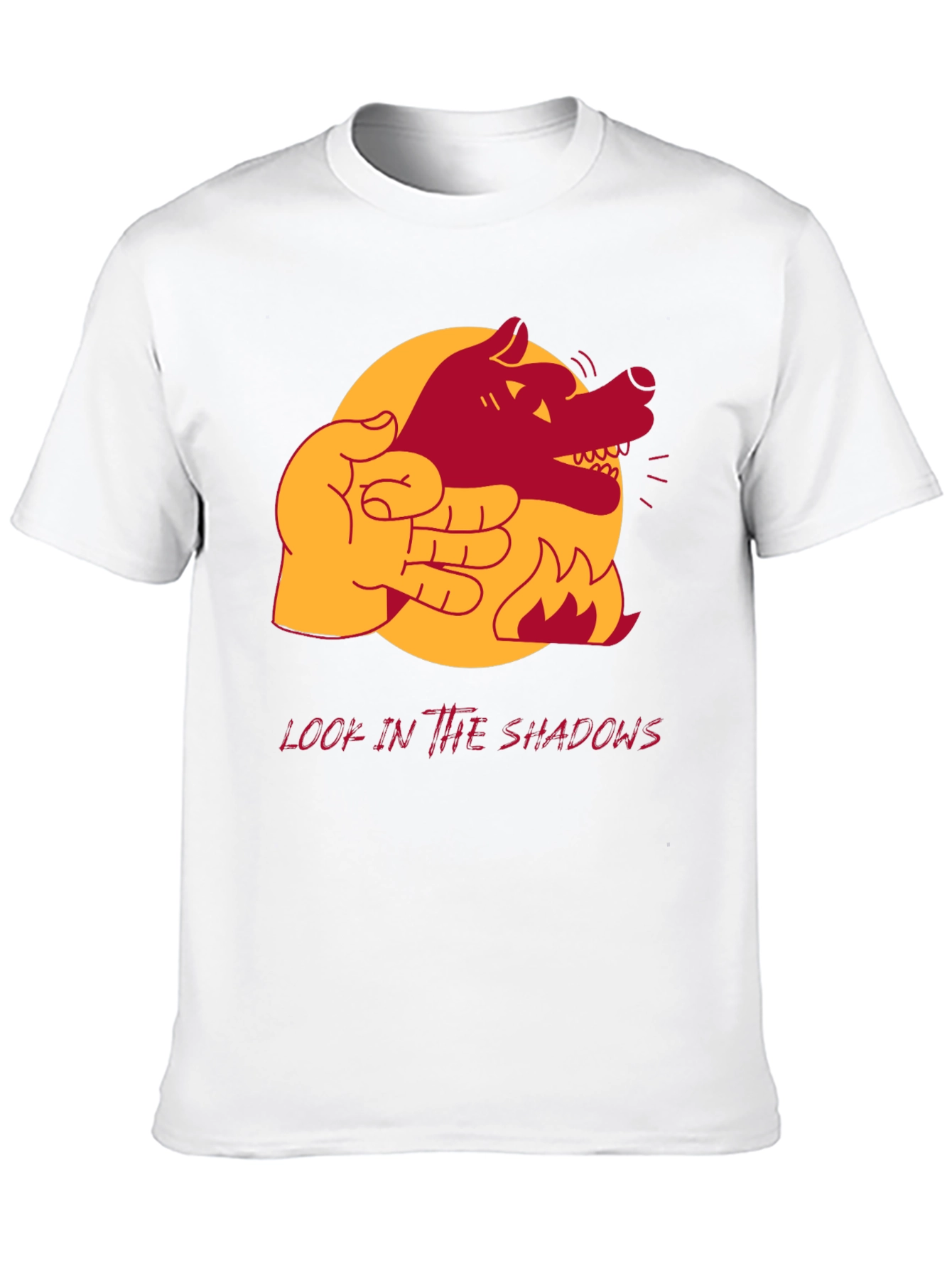 Shadow Wolf Hand Puppet Graphic Tee