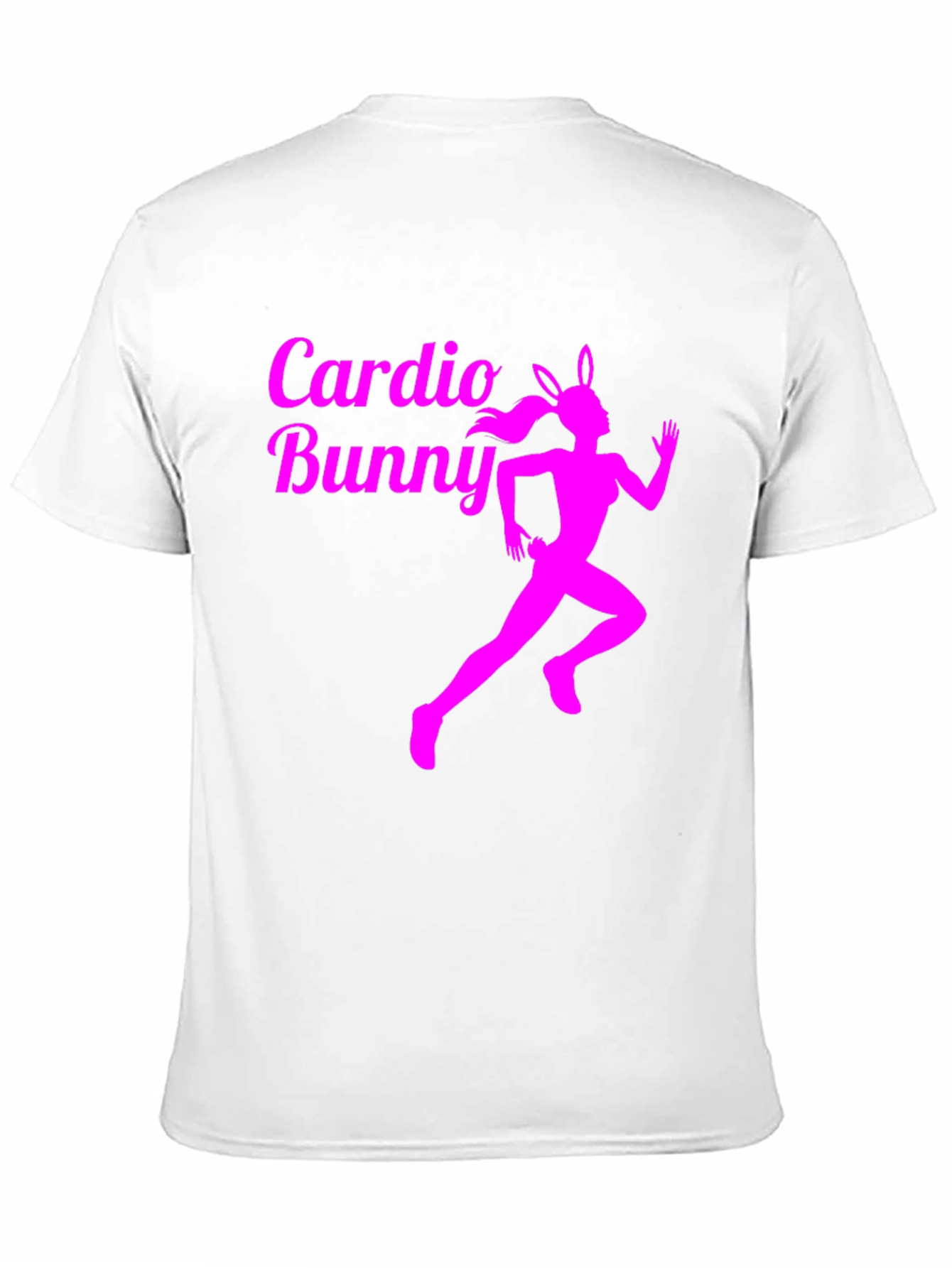 Cardio Bunny Black T-Shirt Fitness Run