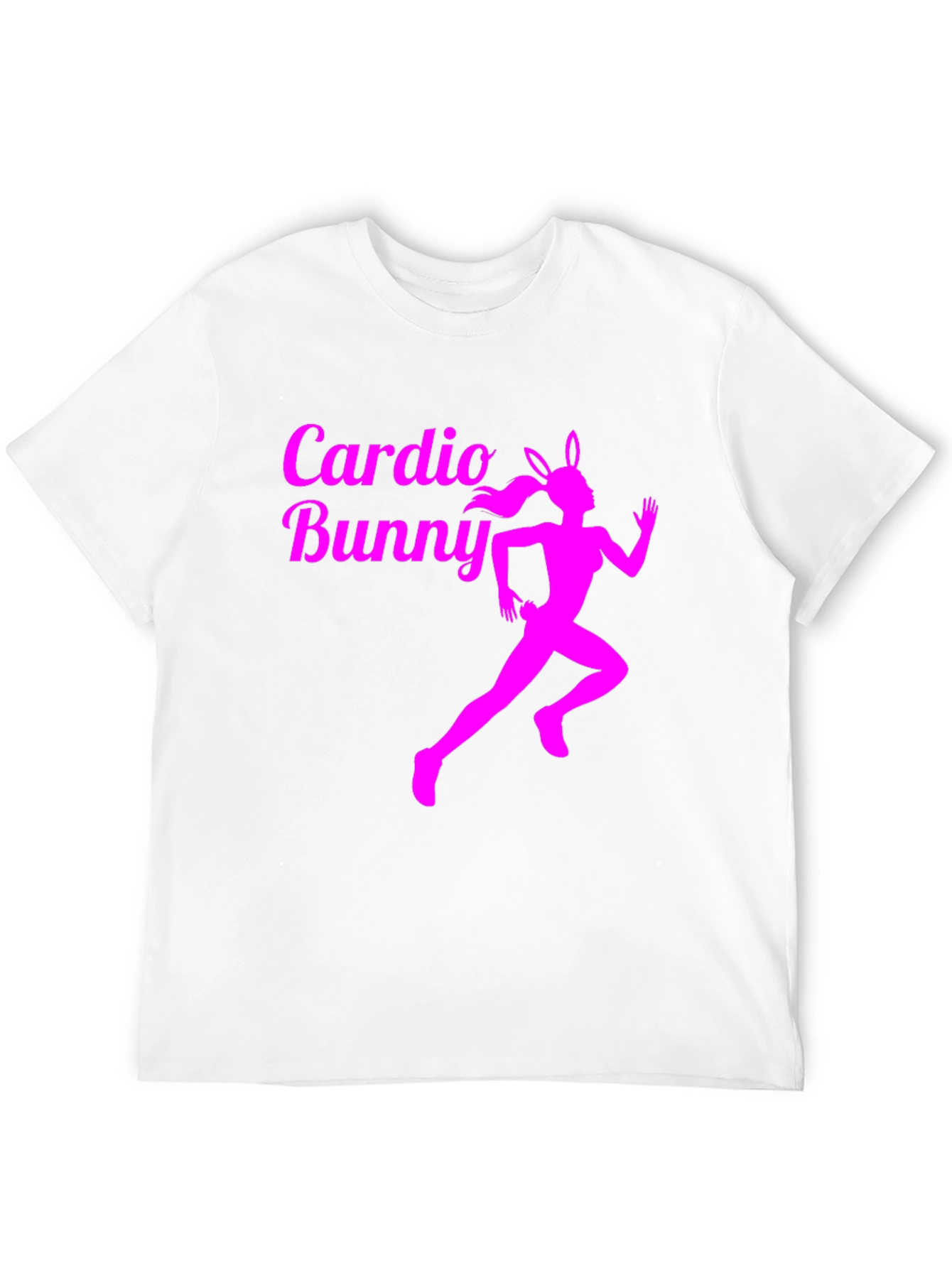 Cardio Bunny Black T-Shirt Fitness Run