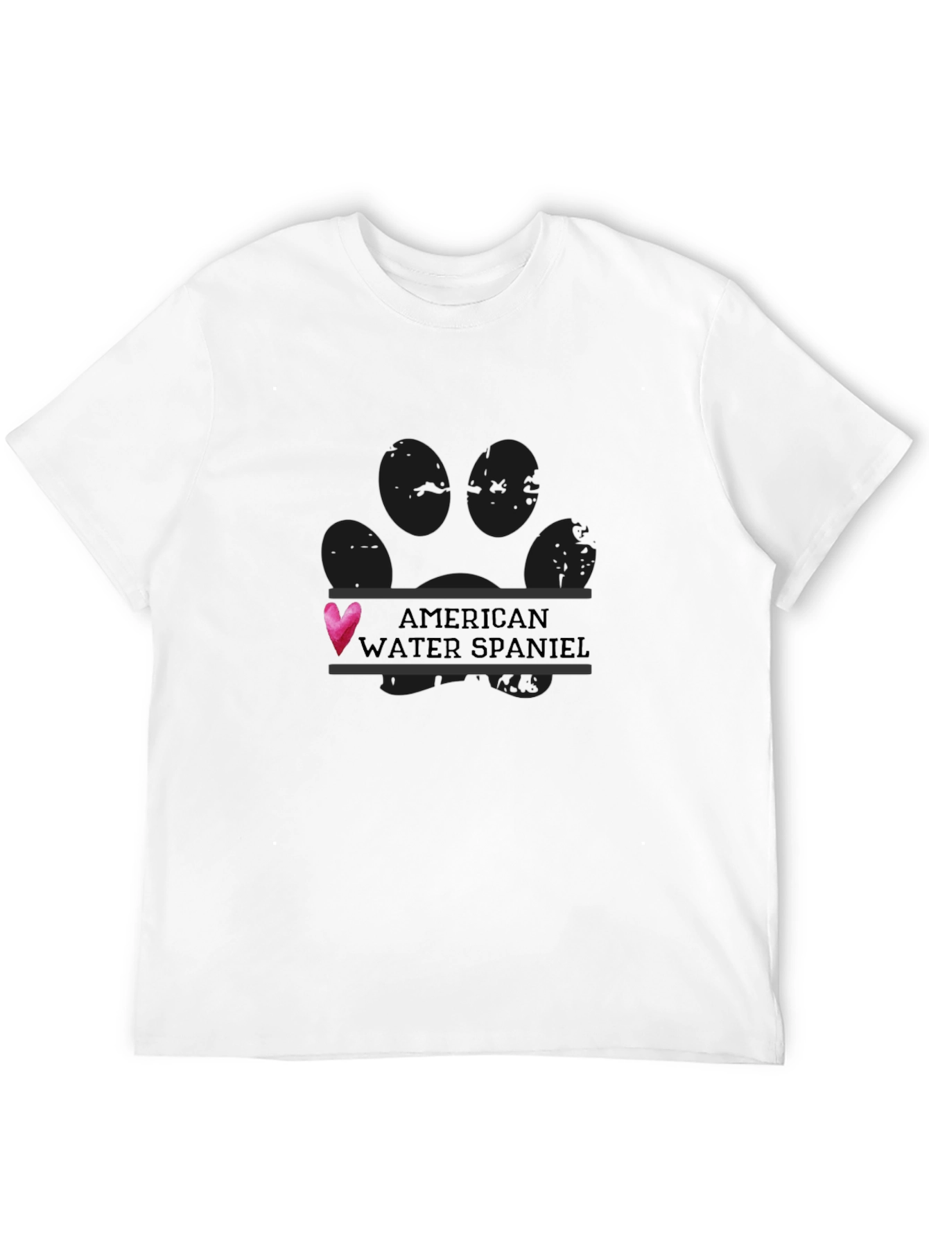American Water Spaniel Love T-Shirt – Cute Dog Lover Tee