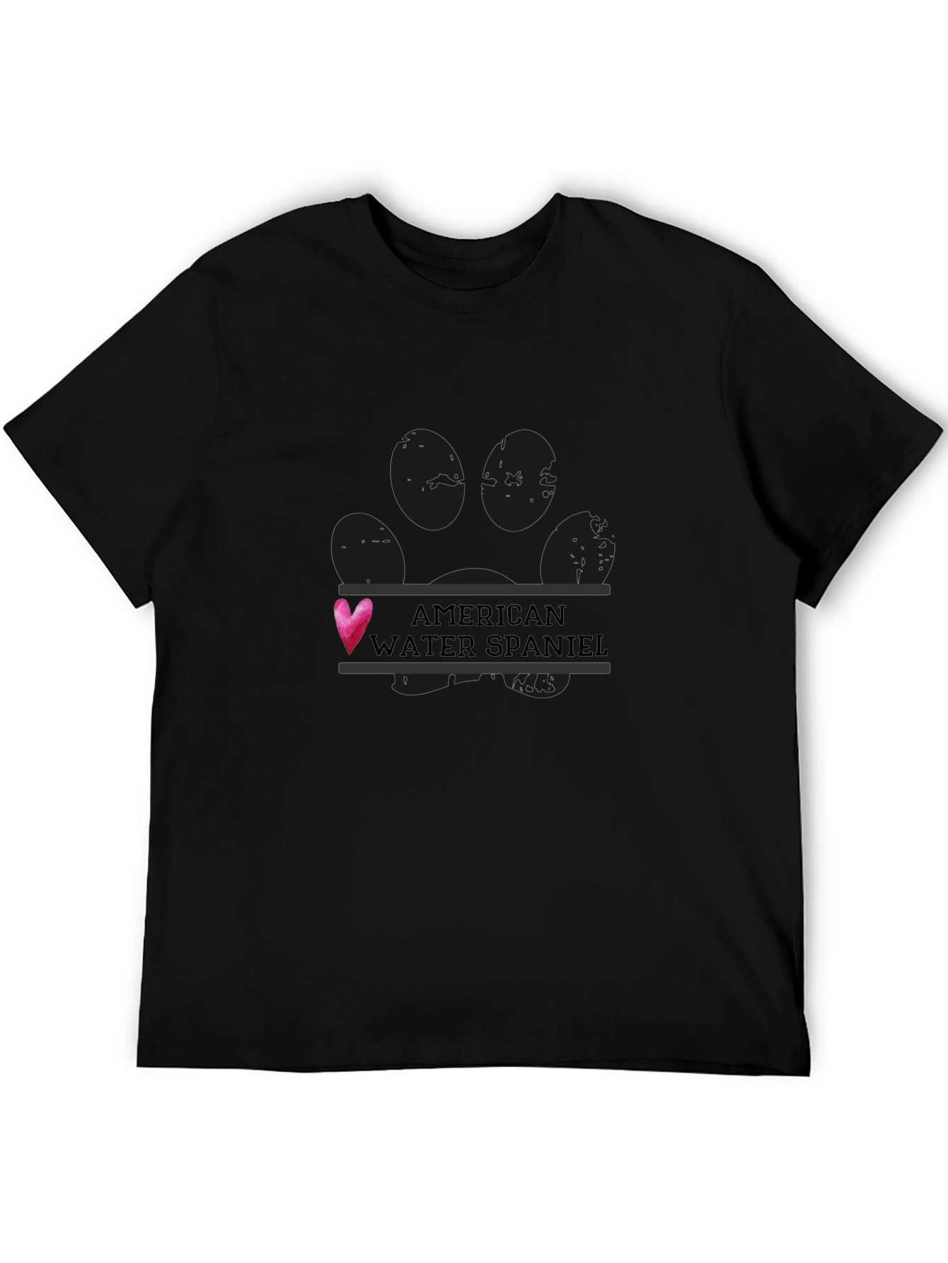 American Water Spaniel Love T-Shirt – Cute Dog Lover Tee