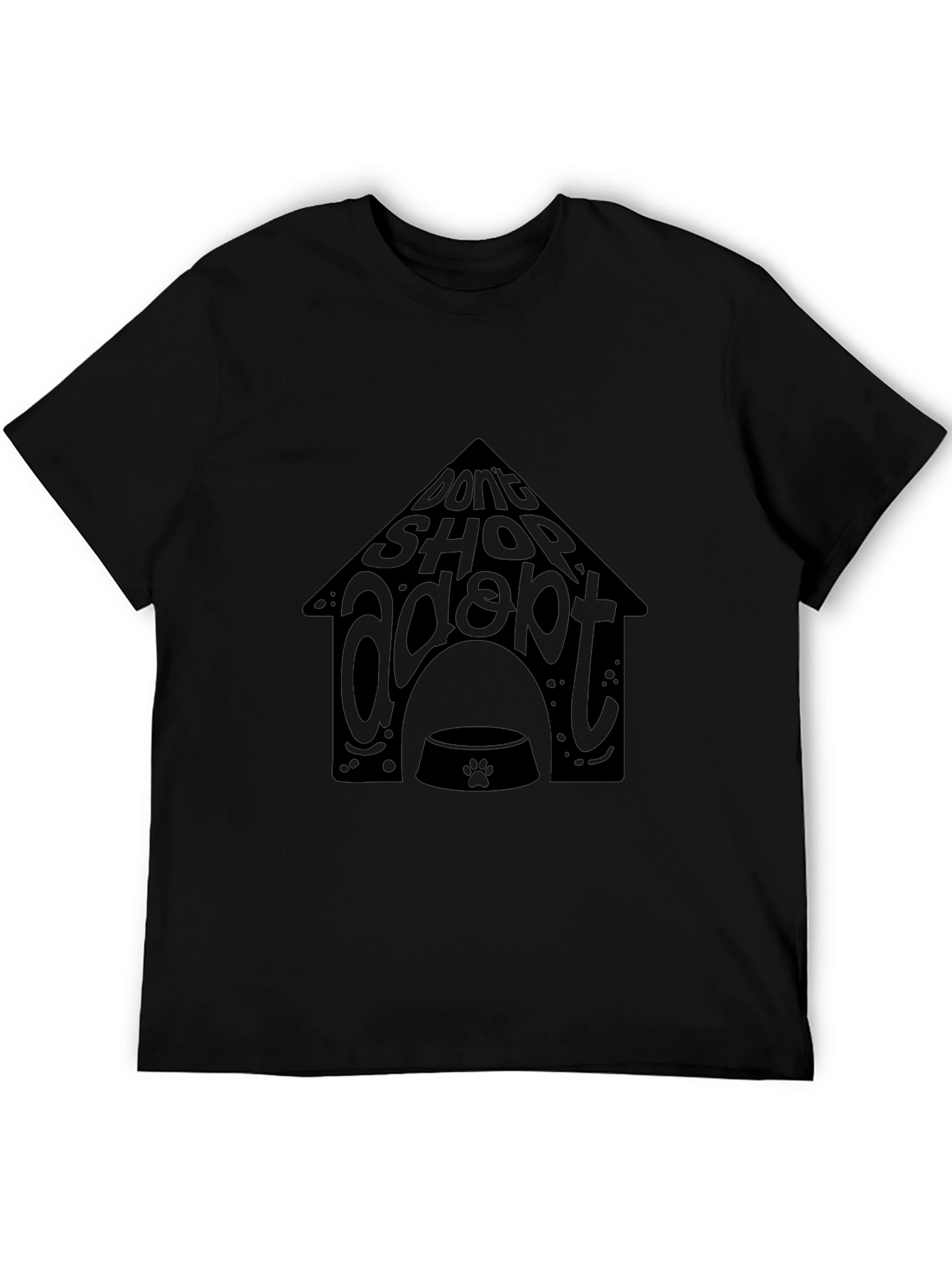 Adopt Don’t Shop T-Shirt – Dog Rescue Tee | Gift for Dog Lovers | Soft Cotton Shirt | Buy 2 Save Shipping
