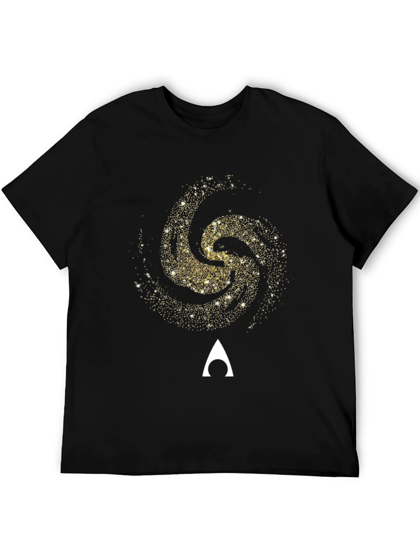 Galaxy T-Shirt: Aquaman Logo Black Tee