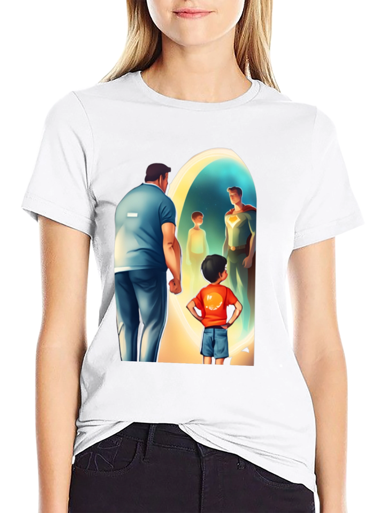 Superman Transformation Graphic Tee
