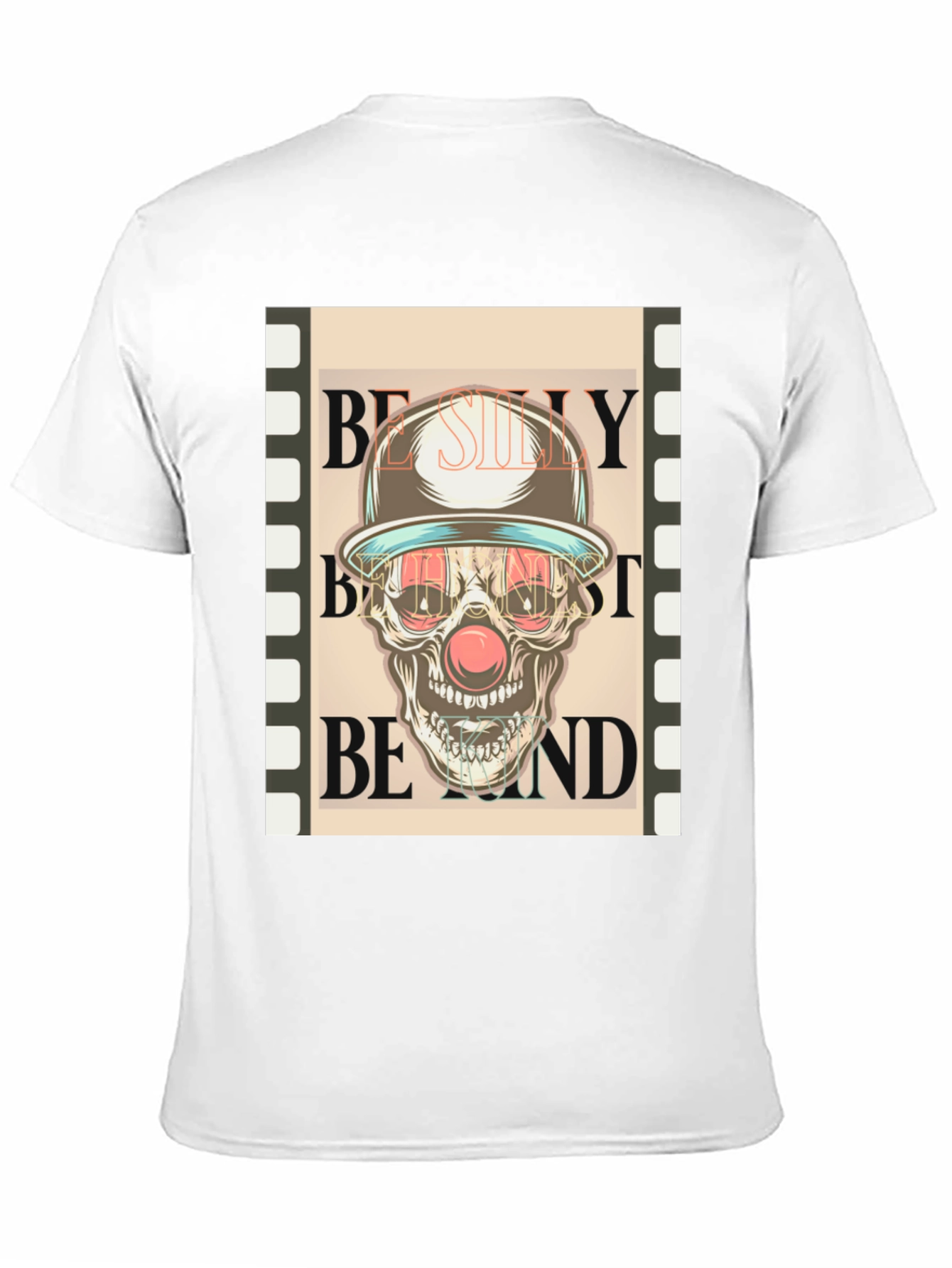 Skull Clown Graphic Tee - Dark Humor Fashion