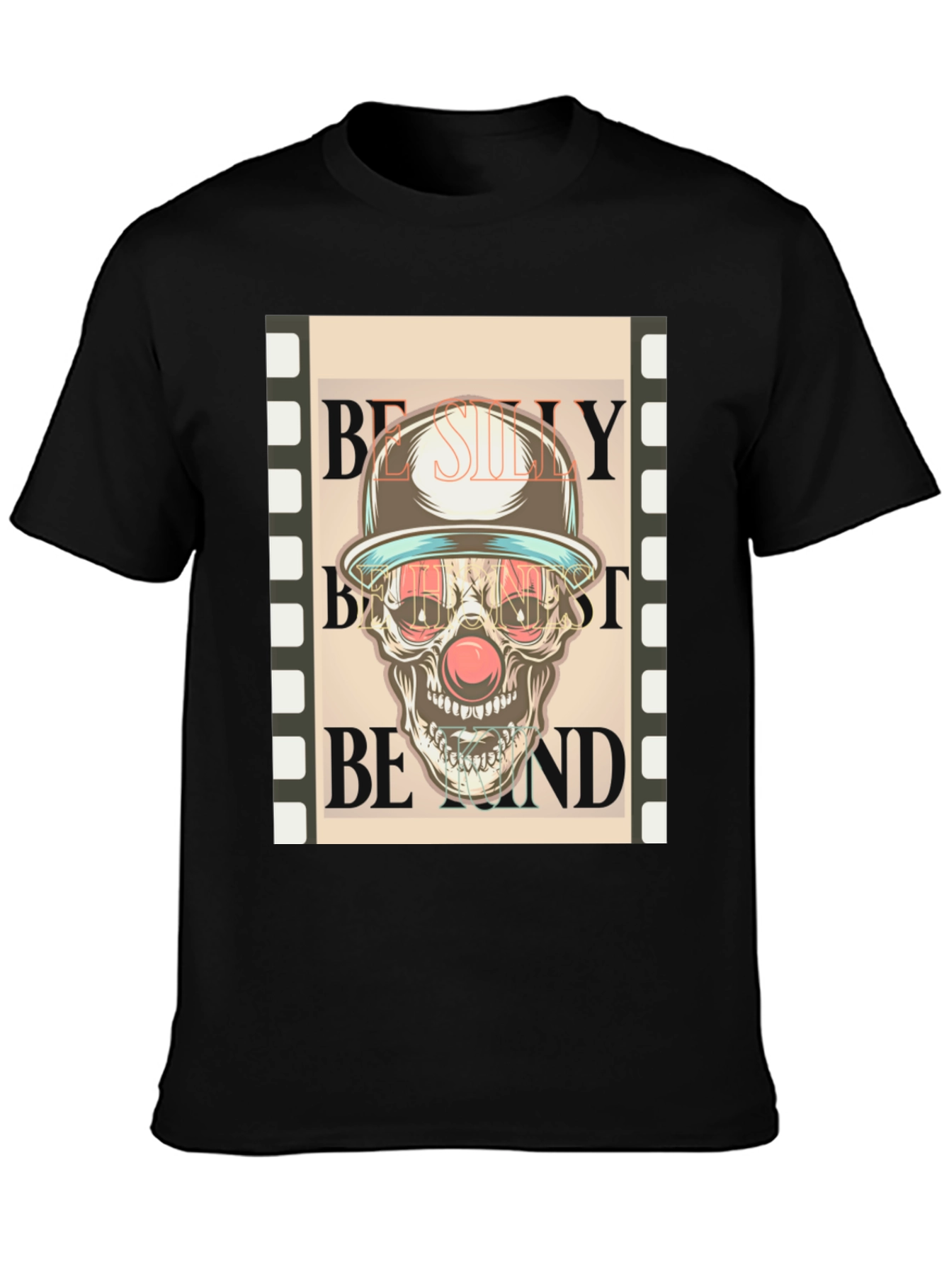 Skull Clown Graphic Tee - Dark Humor Fashion